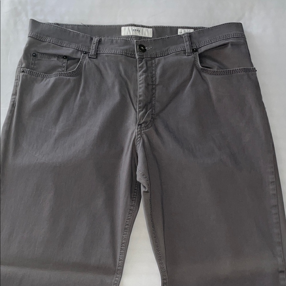 Classic Gray Men's Straight Pants